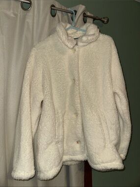 Cozy Women's Cream Sherpa Jacket
